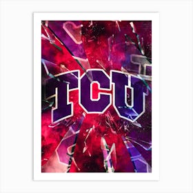 Tcu Horned Frogs 1 Art Print