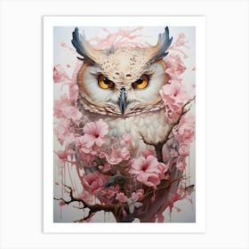 Owl Painting Art Print