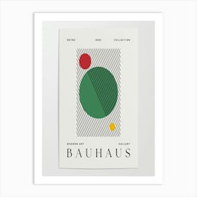 Bauhaus geometric Poster Art Print