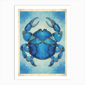 Blue Crab Art Print