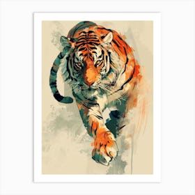 Tiger Painting 1 Art Print