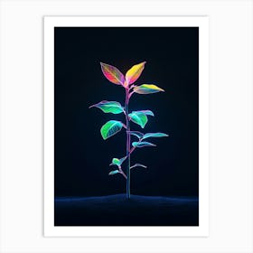 Plant Grows In The Dark 2 Art Print