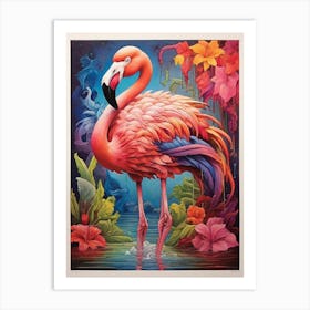 Flamingo 2 Art Print