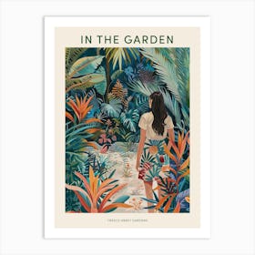 In The Garden Poster Tresco Abbey Gardens United Kingdom 2 Art Print