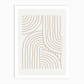 Abstract Lines- Tn01 Art Print