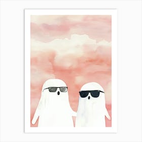 Ghosts In Sunglasses 3 Art Print