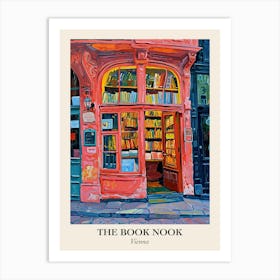 Vienna Book Nook Bookshop 3 Poster Art Print