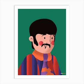Ringo Starr Portrait Art Print
