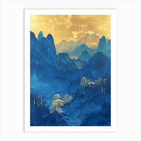 Chinese Landscape 8 Art Print