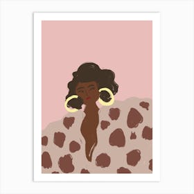 The Proud One Pink Woman 2 Art Print