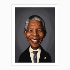 Nelson Mandela Art Print