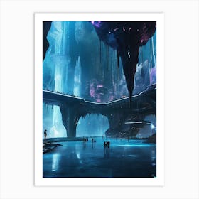 Futuristic City 2 Art Print