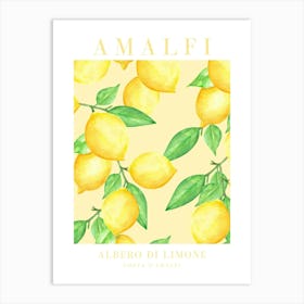 Lemon Amalfi Art Print