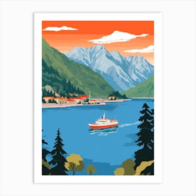 Montenegro 3 Travel Illustration Art Print