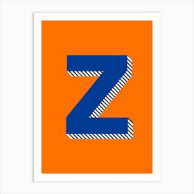Letter Z Art Print