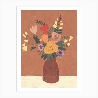 Brown Vase Art Print