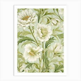 Floral Wallpaper 125 Art Print