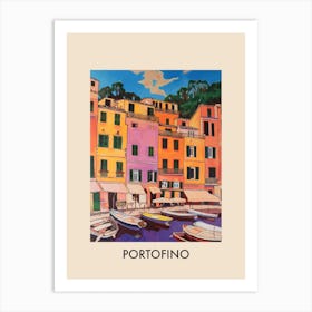 Portofino Italy 12 Vintage Travel Poster Art Print