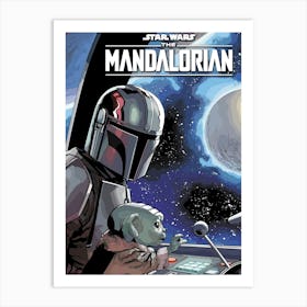 Star Wars Mandalorian Art Print