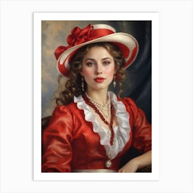 Victorian Lady 1 Art Print