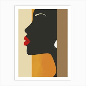 Woman'S Face 130 Art Print