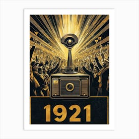 Aihrgdesign A Vintage Poster Celebrating The First Radio Spor 540231a5 00ac 45d7 9182 37e39b95a698 1 Art Print