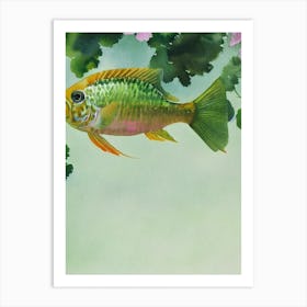 Tang Fish Storybook Watercolour Art Print