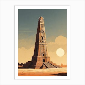 Tower Of Sand Art Print