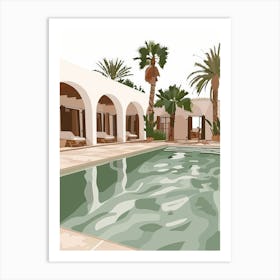 Mediterranean Villa 1 Art Print