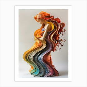 Paper Sculpture 1 Art Print