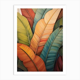 Tropical Leaves 17 Art Print