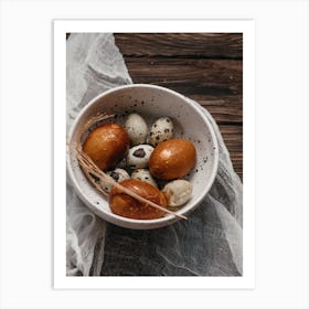 Eggs In A Bowl 6 Art Print