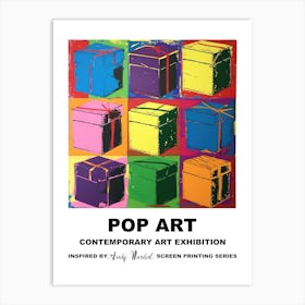 Box Pop Art 1 Art Print