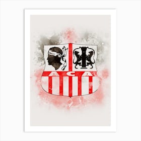 Ac Ajaccio 4 Art Print