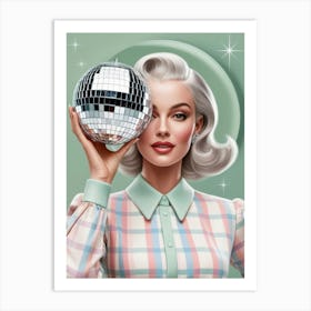 Disco Girl Art Print