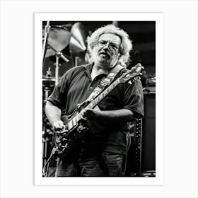 American Rock Musician Jerry Garcia Art Print