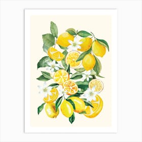 Lemons Art Print