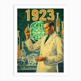 Aihrgdesign A Vintage Medical Poster Celebrating The First Su 72d466c4 1940 4646 9cd8 3fcdce692393 0 Art Print