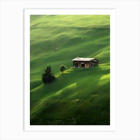 House In The Hills Art Print