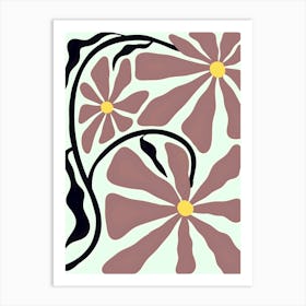 Henri Matisse Flowers On A Tile Art Print