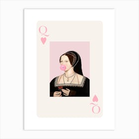 Anne Playing Card Art Print