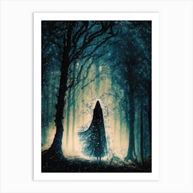 Fairy In The Forest Art Print