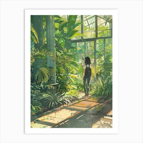 In The Garden Lewis Ginter Botanical Garden Usa 1 Art Print