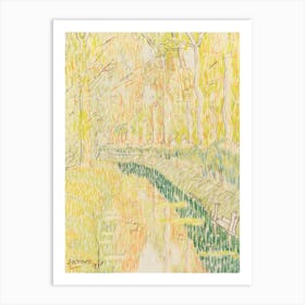 Navigates Between Trees, Jan Toorop Art Print