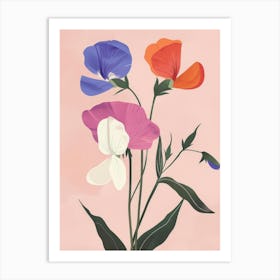 Sweet Peas 8 Art Print