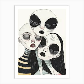 Alien Love Art Print