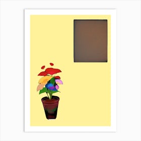 Potted Flower Art Print