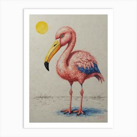 Flamingo 34 Art Print