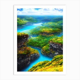 River Valley Art Print