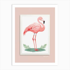 Flamingo Print Art Print